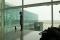 woman with cat at the airport